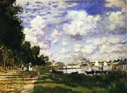 The dock at Argenteuil, Claude Monet